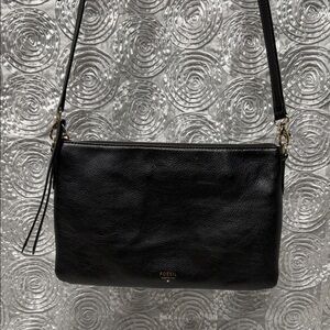 Fossil Sydney Black Crossbody Bag